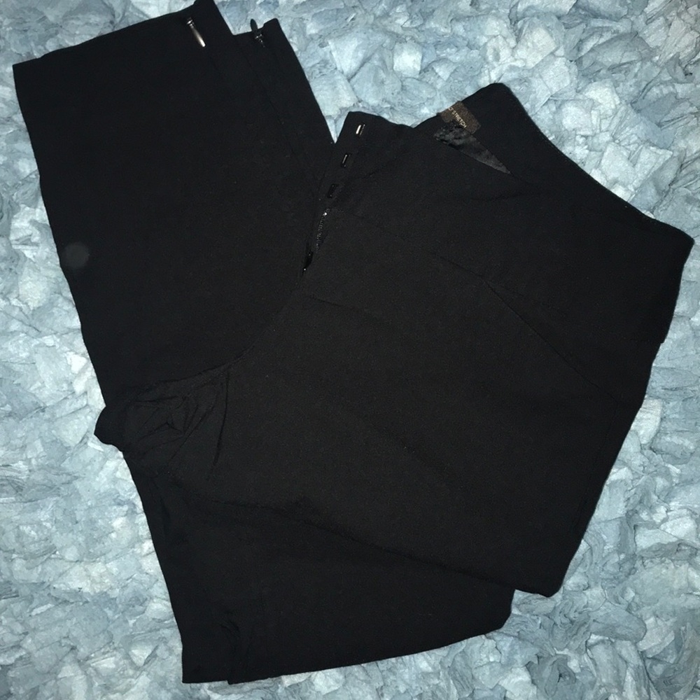 Black skinny fit dress pants size 2